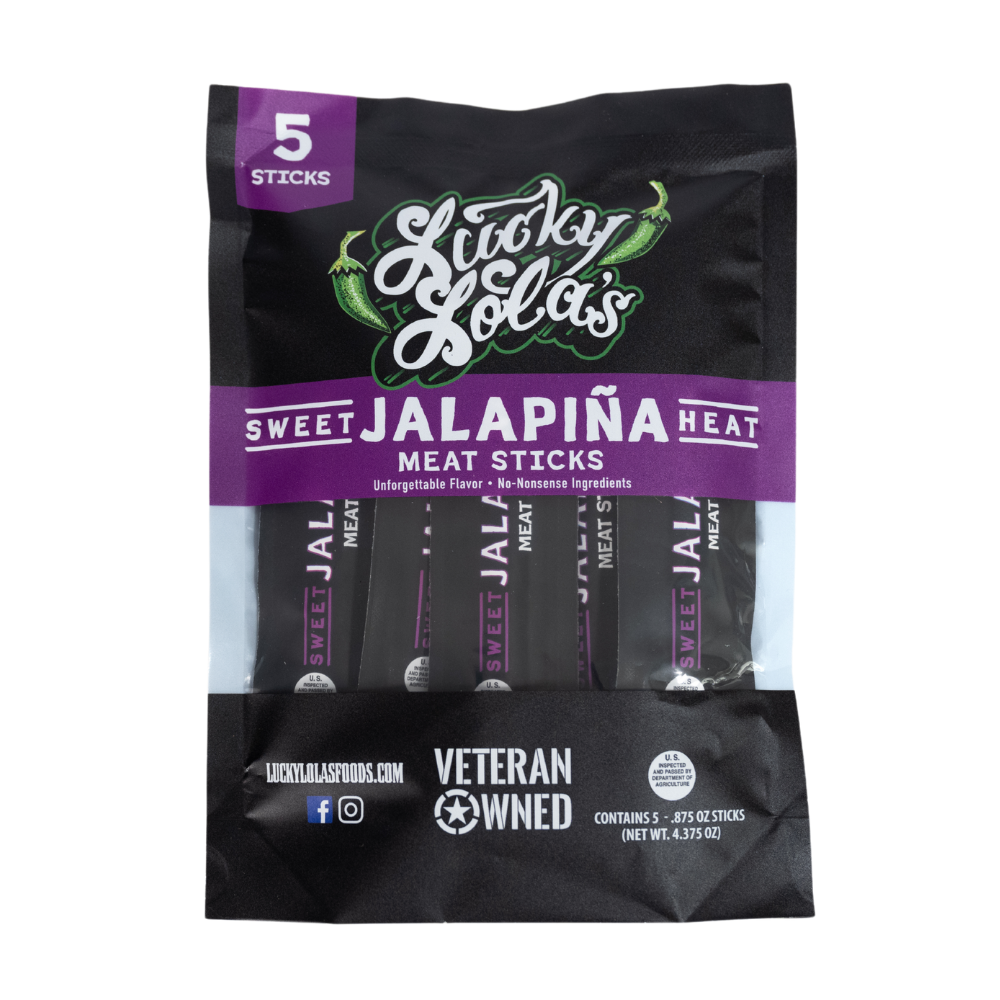 Sweet Jalapiña Heat Meat Sticks Minis – Lucky Lola's Foods