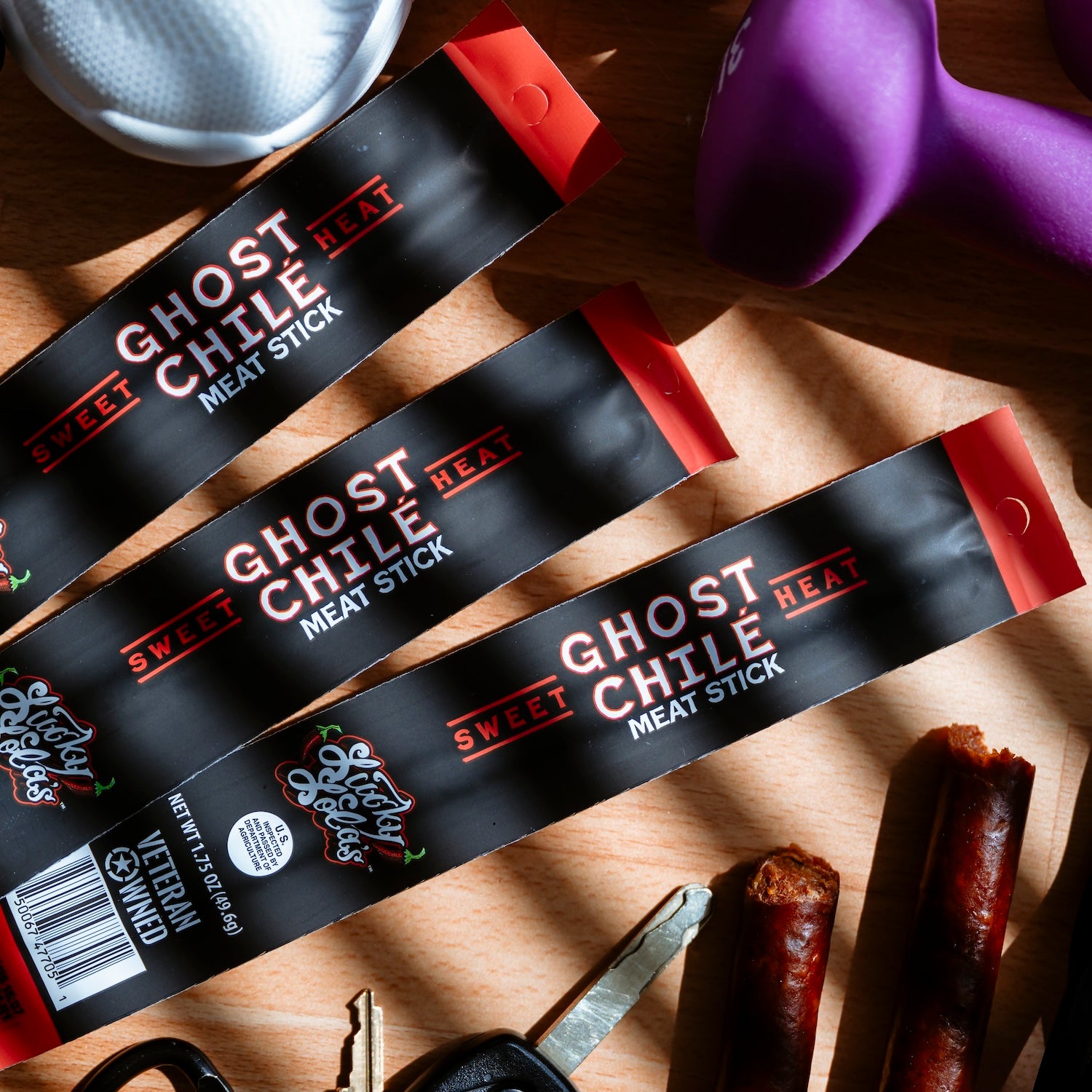 Sweet Ghost Chilé Heat Meat Stick – Lucky Lola's Foods