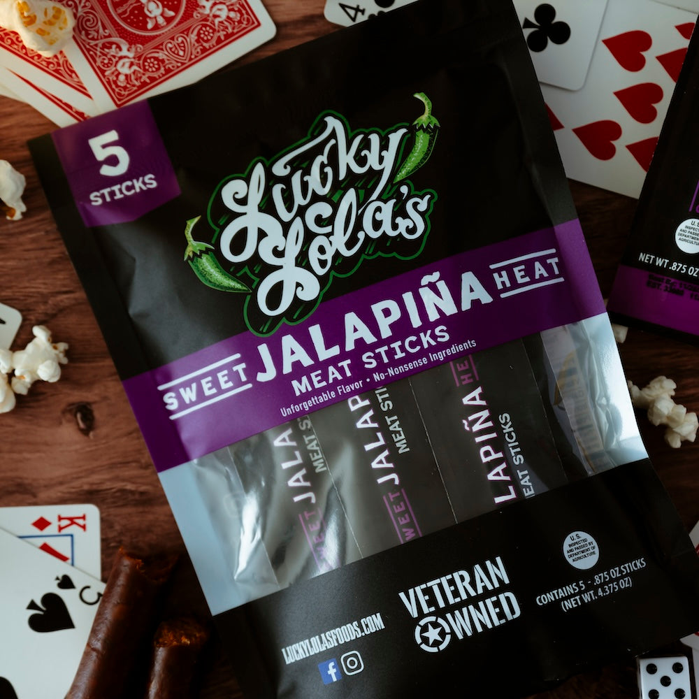 Sweet Jalapiña Heat Meat Sticks Minis – Lucky Lola's Foods