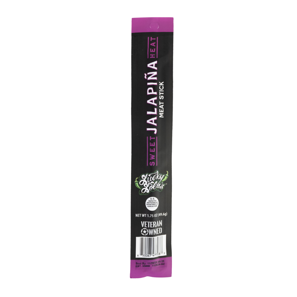 Sweet Jalapiña Heat Meat Stick – Lucky Lola's Foods Sweet Jalapiña Heat Meat Stick – Lucky Lola's Foods